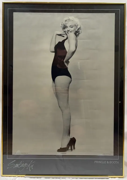 Marilyn Monroe “Monroe Black” Framed 1981 Poster Print by Pringle & Booth