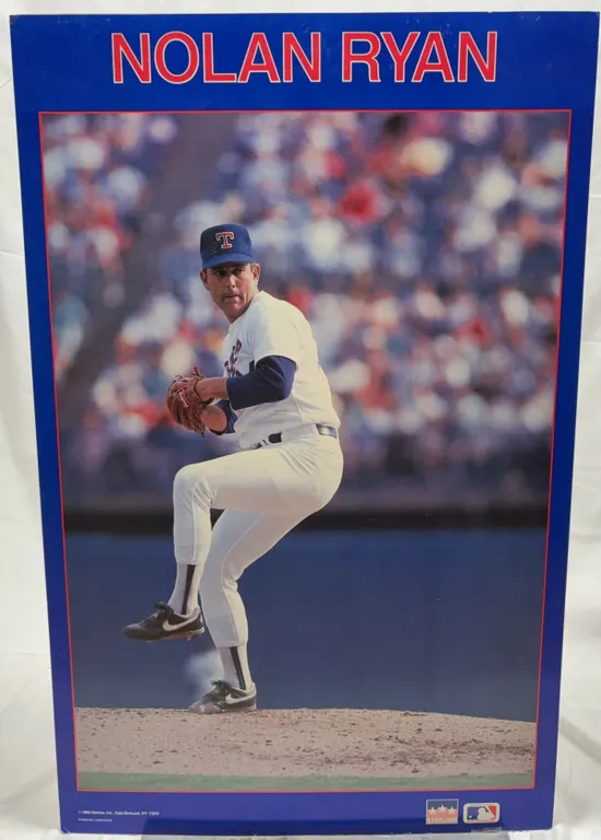 Nolan Ryan Texas Rangers Starline Sports Poster (1989)