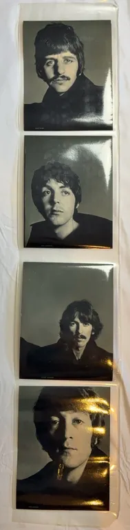 Set of Eight Beatles Portrait and Psychedelic Art Prints