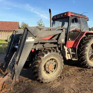 Case IH FWA Tractor w/ Loader, Bale Forks, Bucket & Geapple, 5505hrs, S/N 1014566 (OS-S2280)