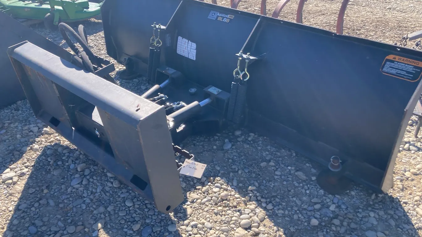 8’ Snow Blade Skid Steer Attachment Hydraulic