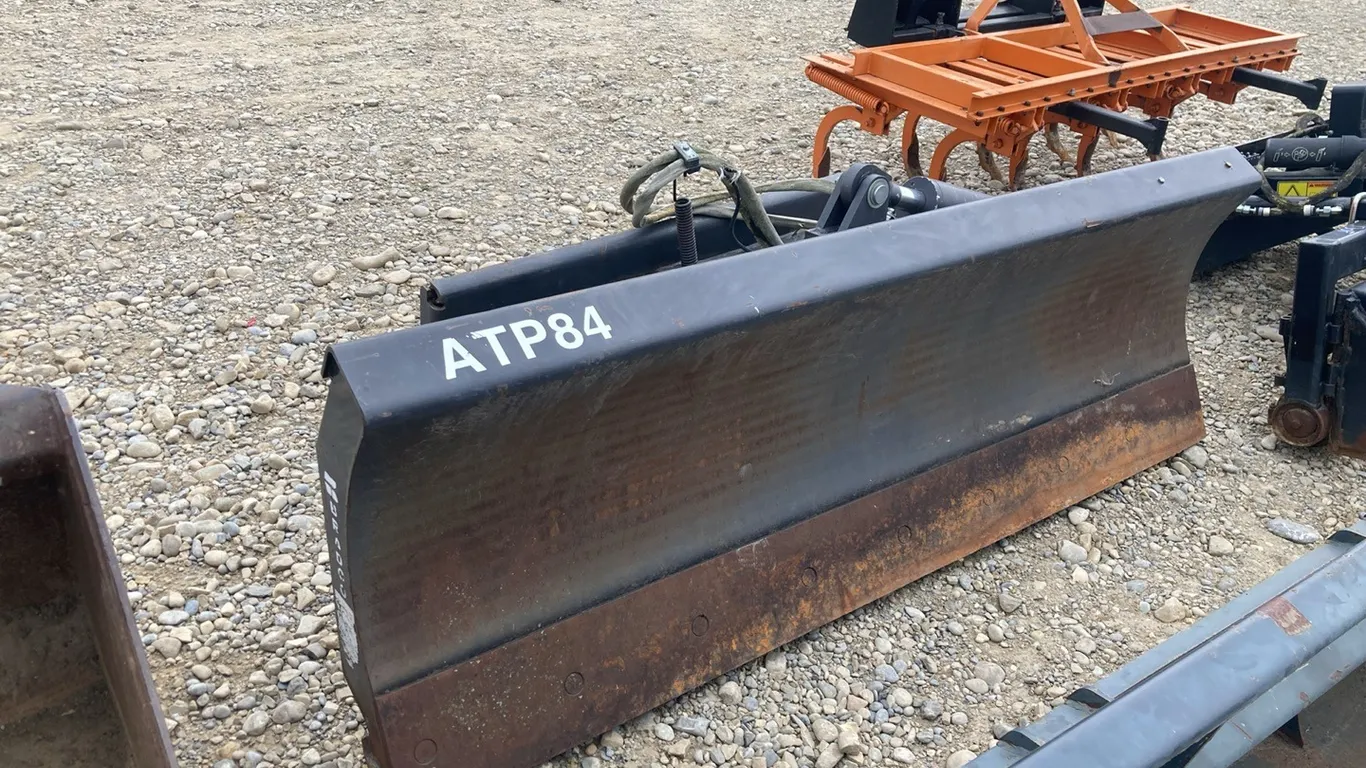 2000 Bradco 7’ 6way Dozer Blade Skid Steer Attchment