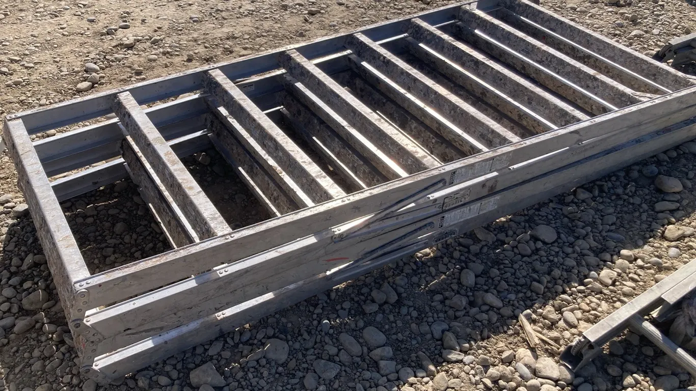 (2) 8' Aluminum Saw Horses