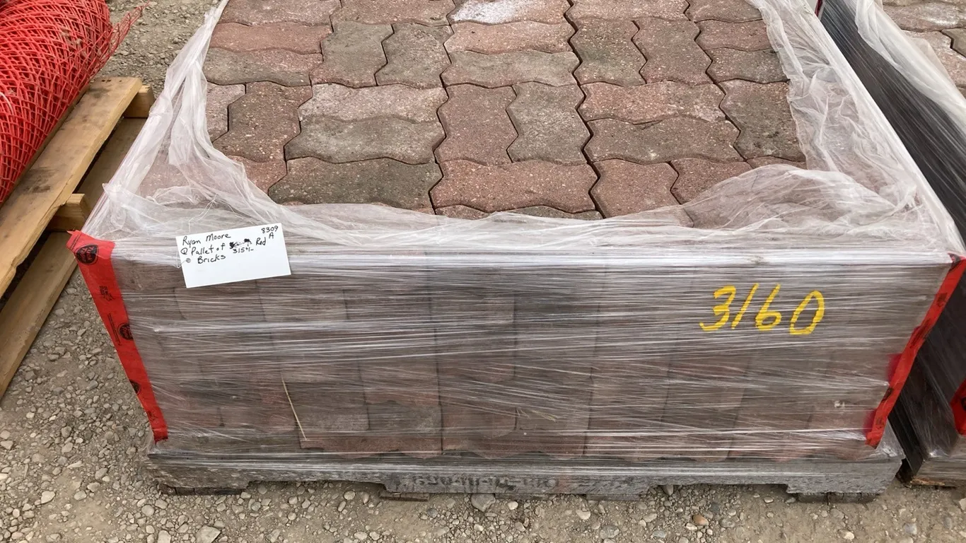 (315+/-) Pallet of Red Patio Bricks