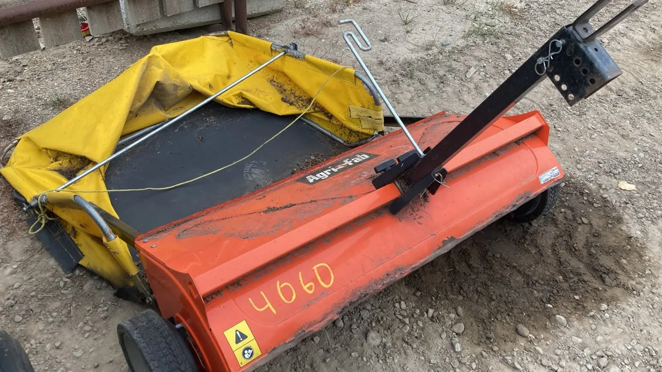Agrifab 44” Lawn Sweep with Basket