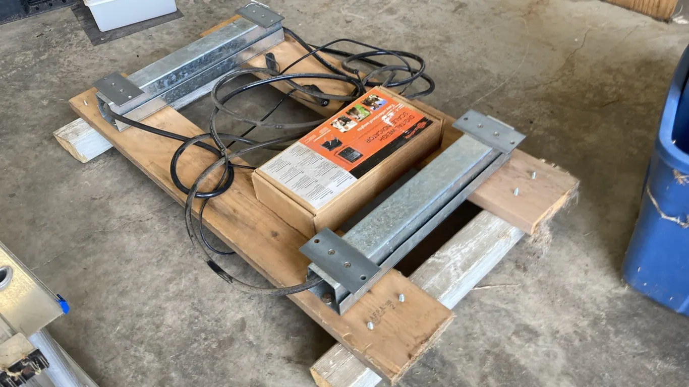 Digital Weigh Scale Indicator on Wood Frame