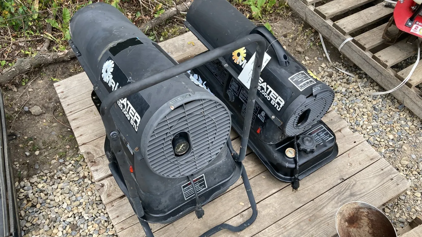 75,000BTU & 125,000BTU Mr Heater Diesel Heater
