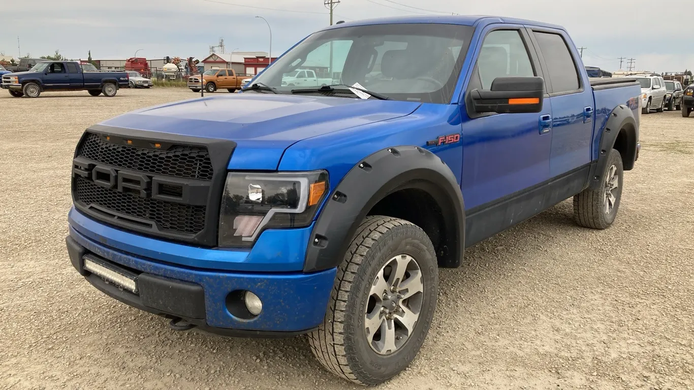 2012 Ford F150 FX4 Blue Truck VIN: 1FTFW1EF8CFC84605