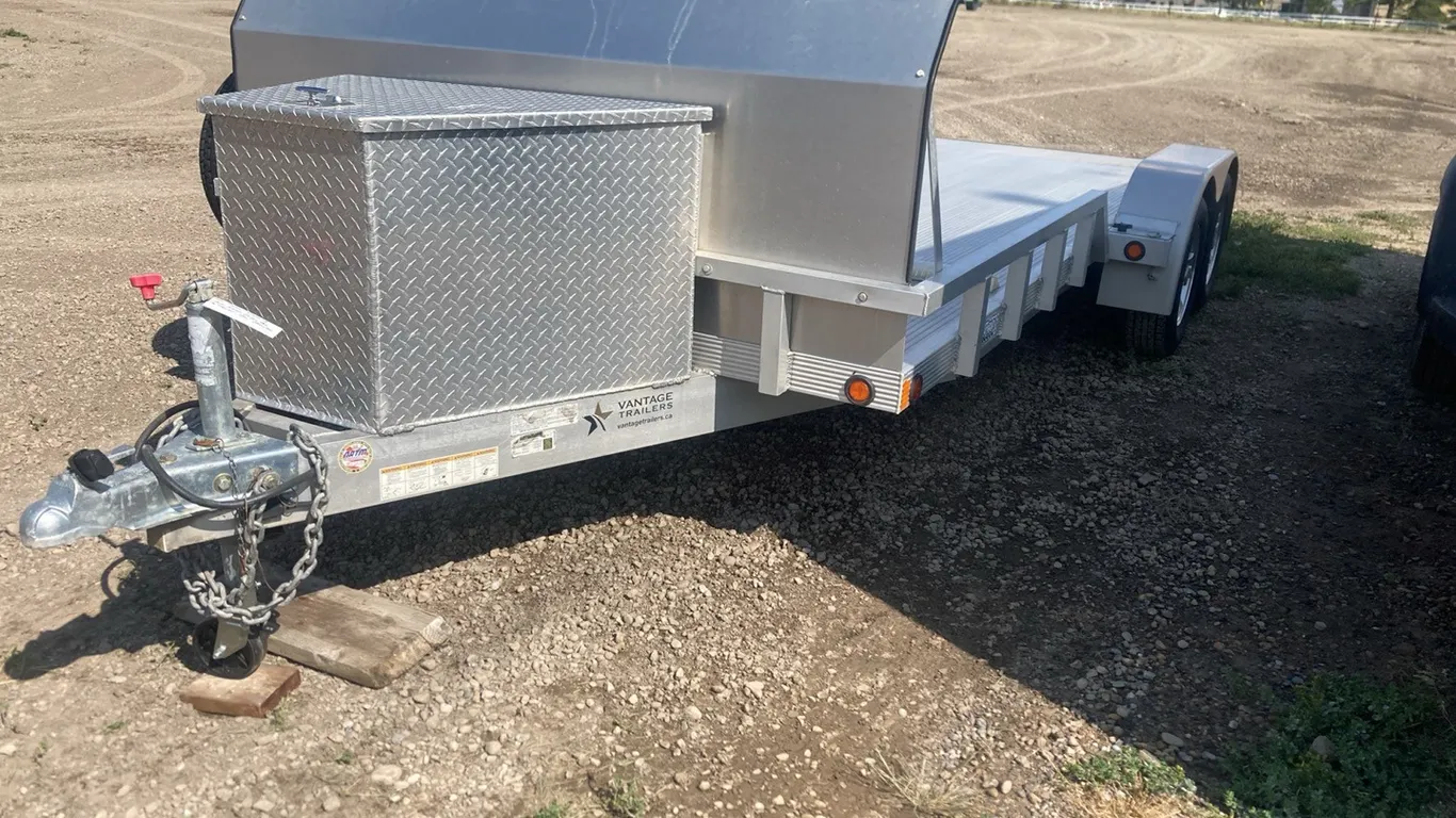 2015 Alcom 18' Cargo Pro Aluminum Car Hauler Trailer, VIN: 5WFBU18FB006465