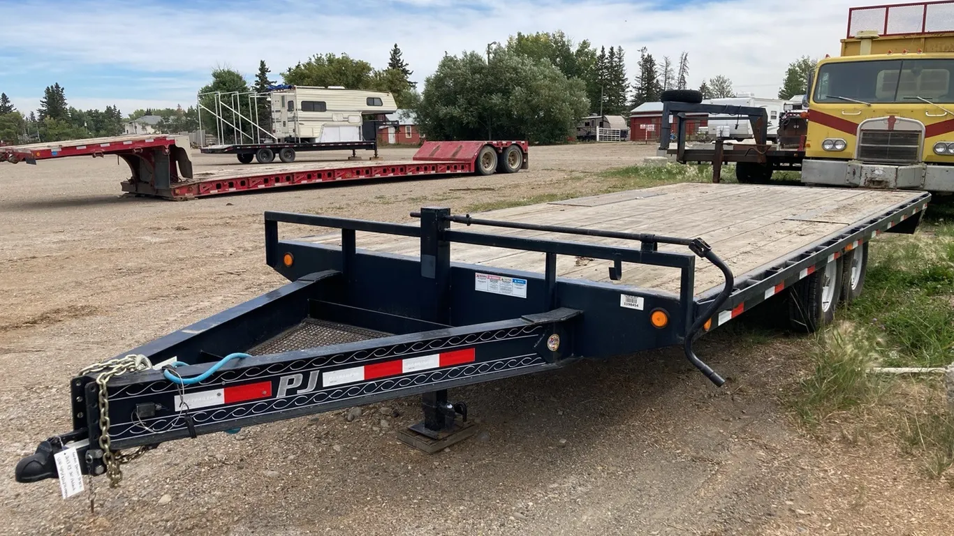 2013 PJ 20' Bumper Pull Overdeck Flat Deck s/n: 4P5F82027E1198454