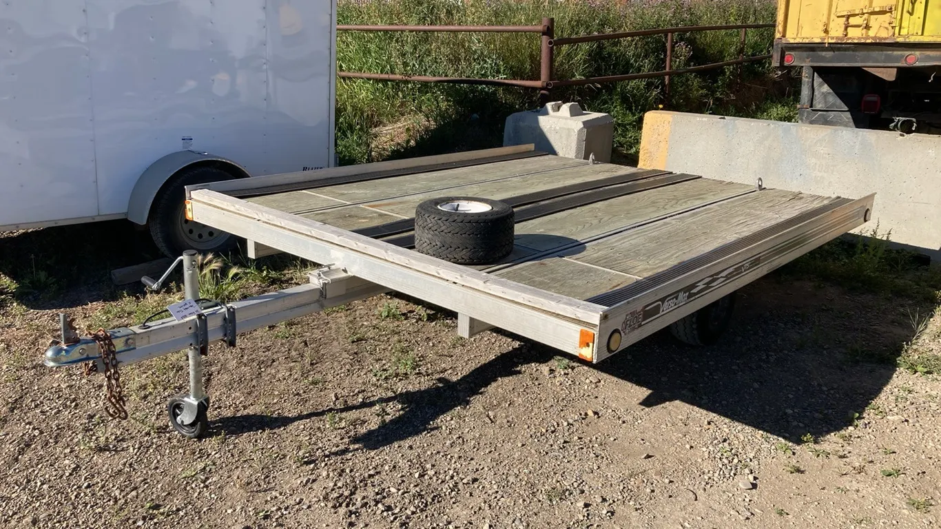 Versa Max Snowmobile Trailer with Spare Tire No Visible Vin
