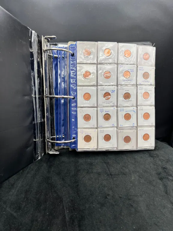 Binder of Canadian Nickels & Pennies