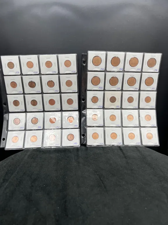 Sleeves of Canadian Pennies
