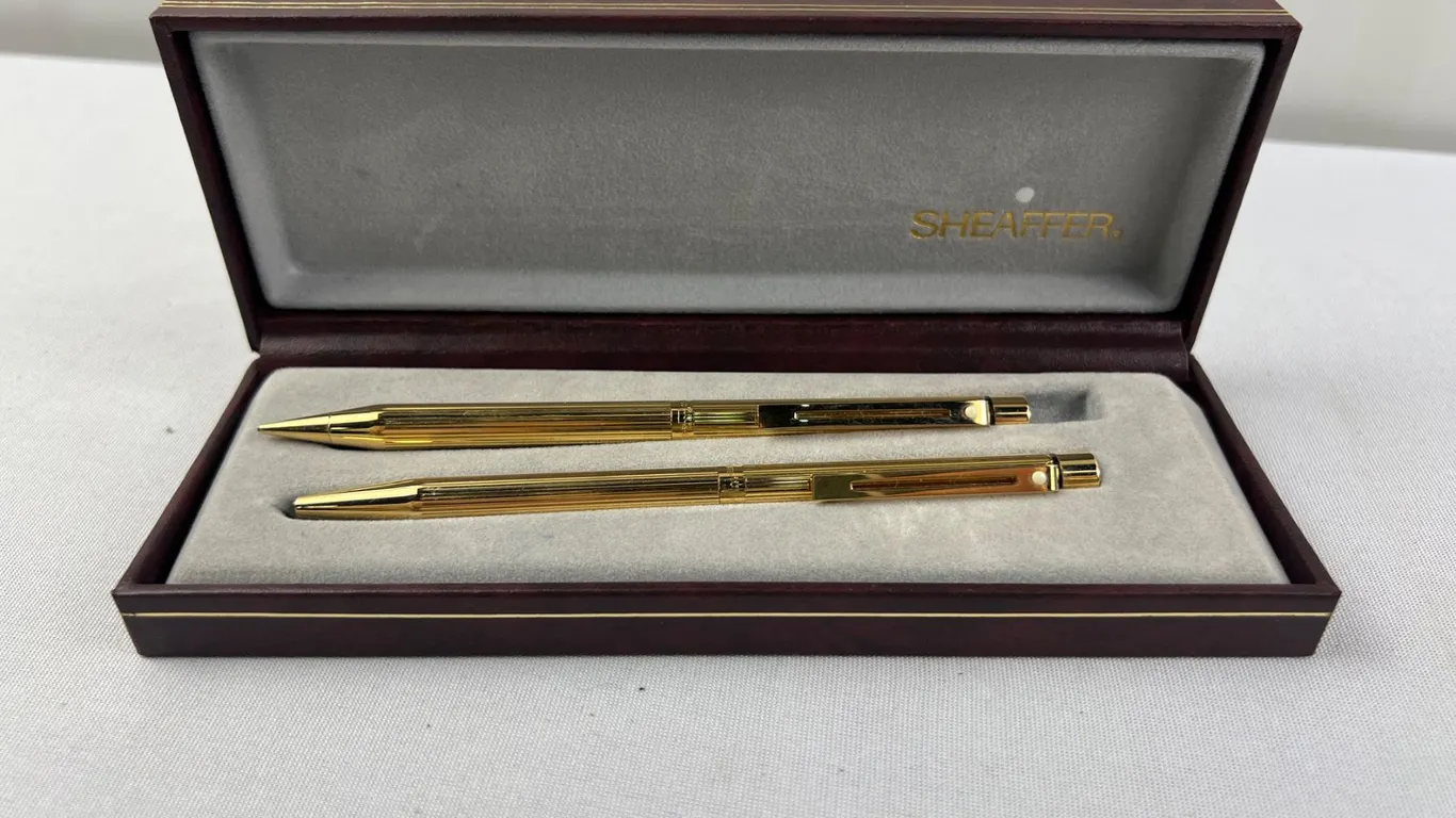 Sheaffer Gold Electroplated Set