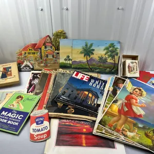 Vintage Magazines and Art Prints