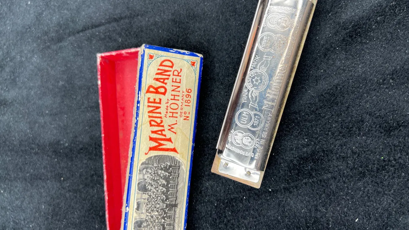 Marine Band Harmonica by M. Hohner