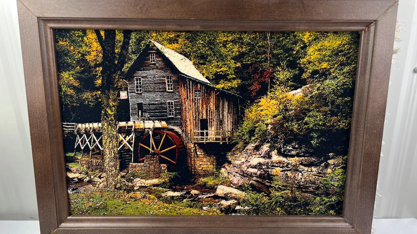 Framed Tapestry Art