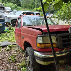 1995 Ford F-350 Cab, Frame and Plow (Parts Only)