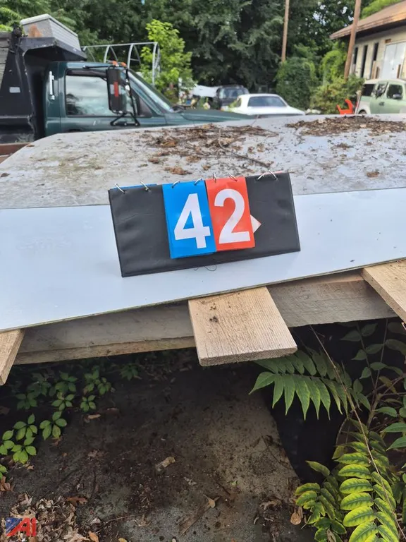Aluminum Trailer Siding, New/Old Stock
