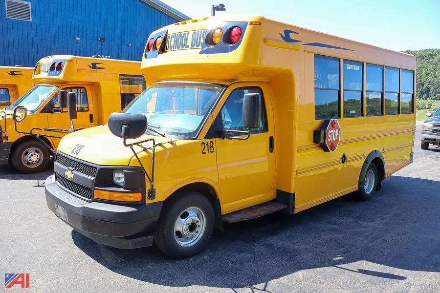 2017 Chevrolet Express Blue Bird Micro Bird W/C School Bus/218