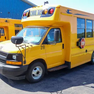 2017 Chevrolet Express Blue Bird Micro Bird W/C School Bus/218