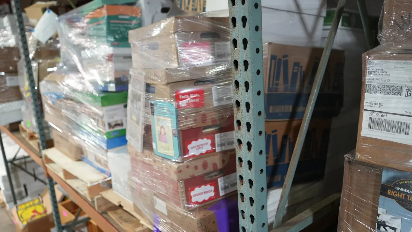 Discarded Library Books and Educational Material
