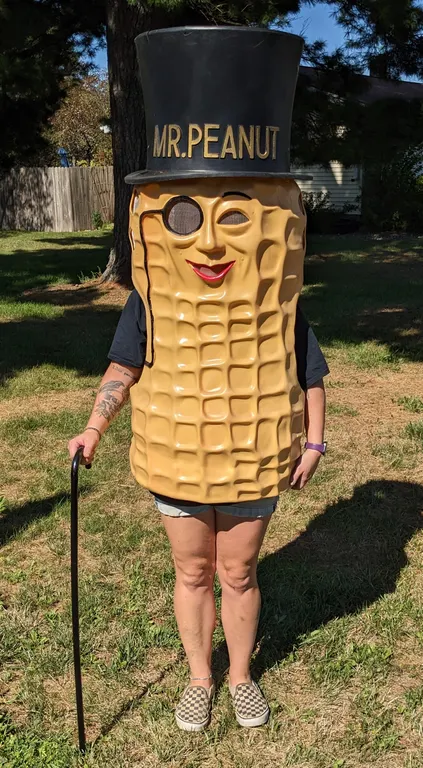 VINTAGE PLASTIC PLANTERS PEANUT PROMOTIONAL COSTUME