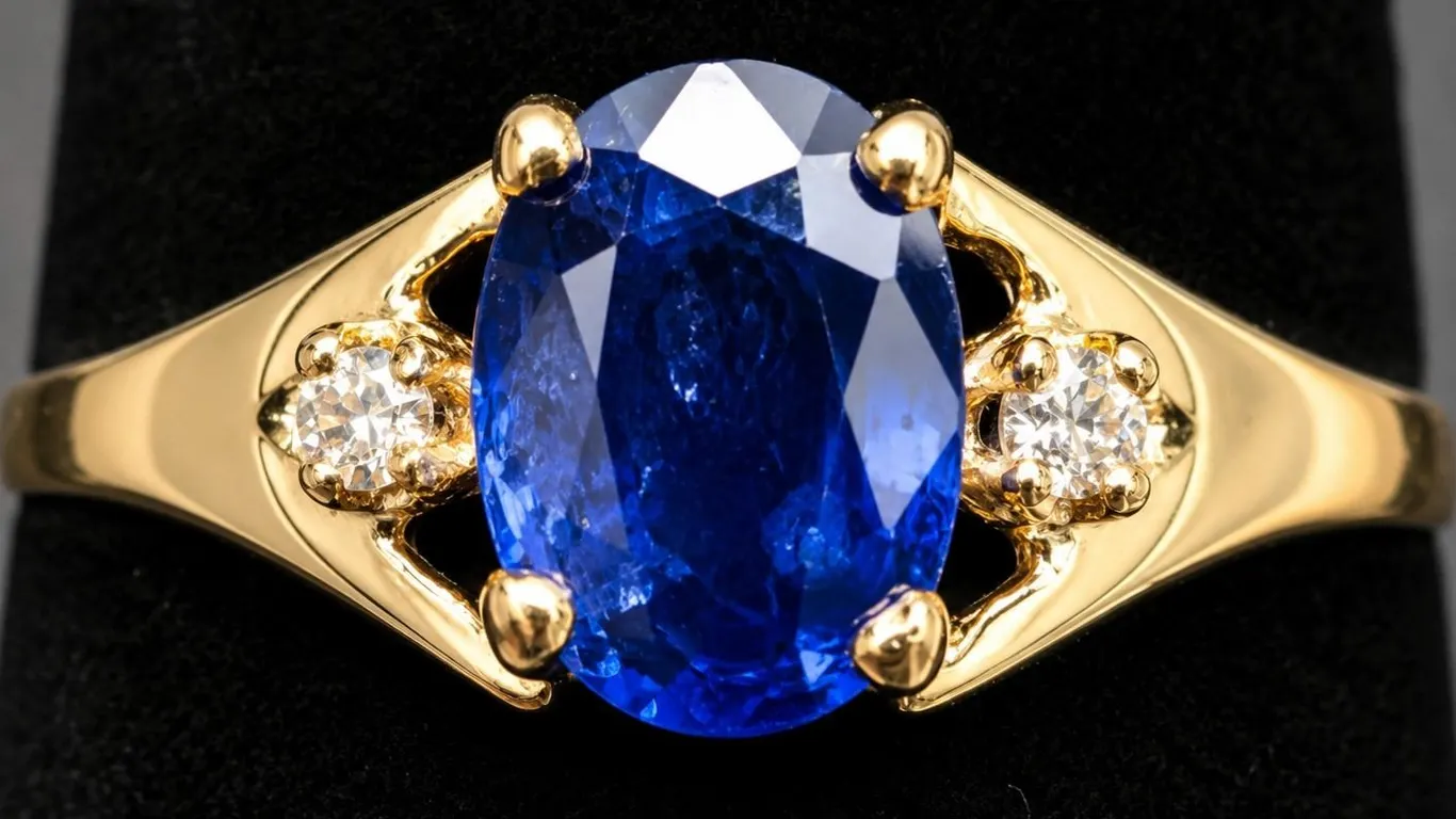10K(1.3G), TANZANITE (0.5CT), DIAMOND (0.02CT)RING, SIZE 6.5, SUGGESTED RETAIL VALUE $1600