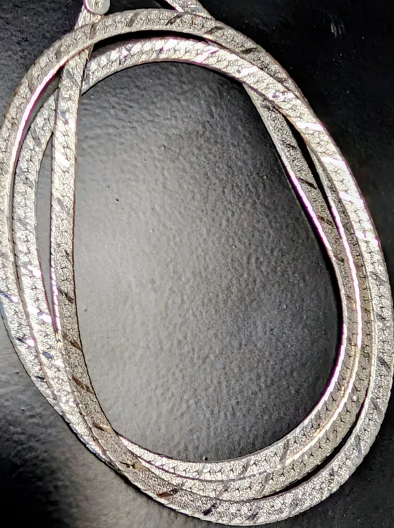 SILVER(5.2G), FLAT CHAIN 17"