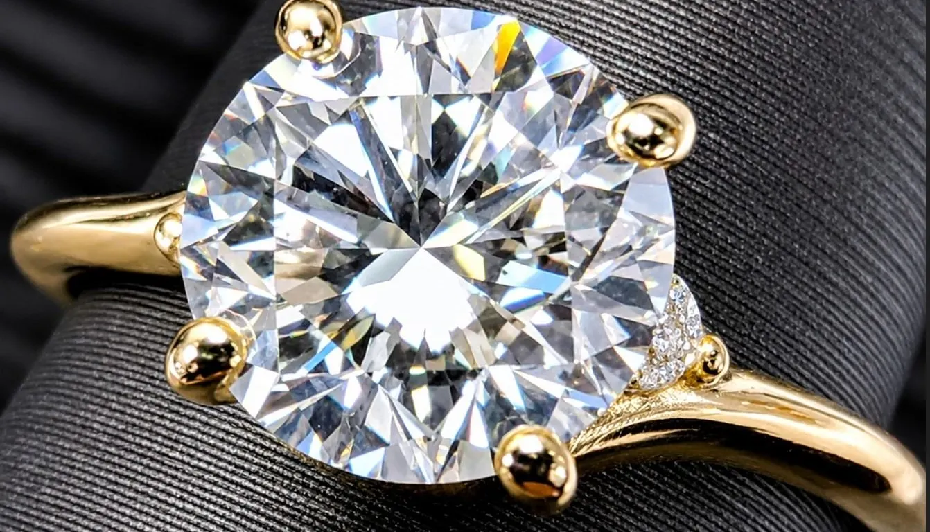 10K(2.4G), LAB DIAMOND (1.4CT)RING, SIZE, SUGGESTED RETAIL VALUE $4800