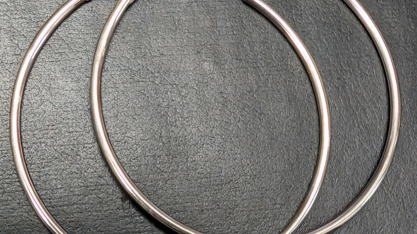 SILVER(1.47G), HOOP EARRING