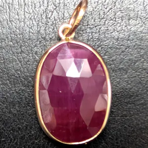 10K(0.79G), NATURAL RUBY (3CT) PENDANT, SUGGESTED RETAIL VALUE $800