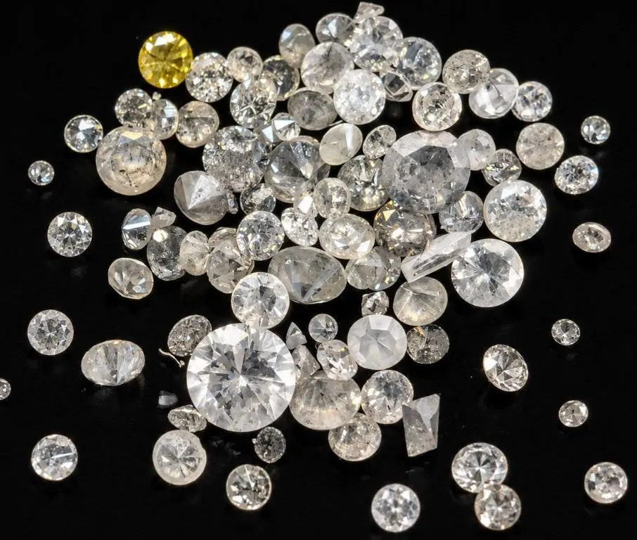 NATURAL DIAMOND (APP 1CT)GEM STONES, SUGGESTED RETAIL VALUE $800