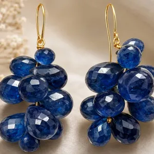 10K(7.14G), BLUE SAPPHIRE (34CT) EARRING, SUGGESTED RETAIL VALUE $1400