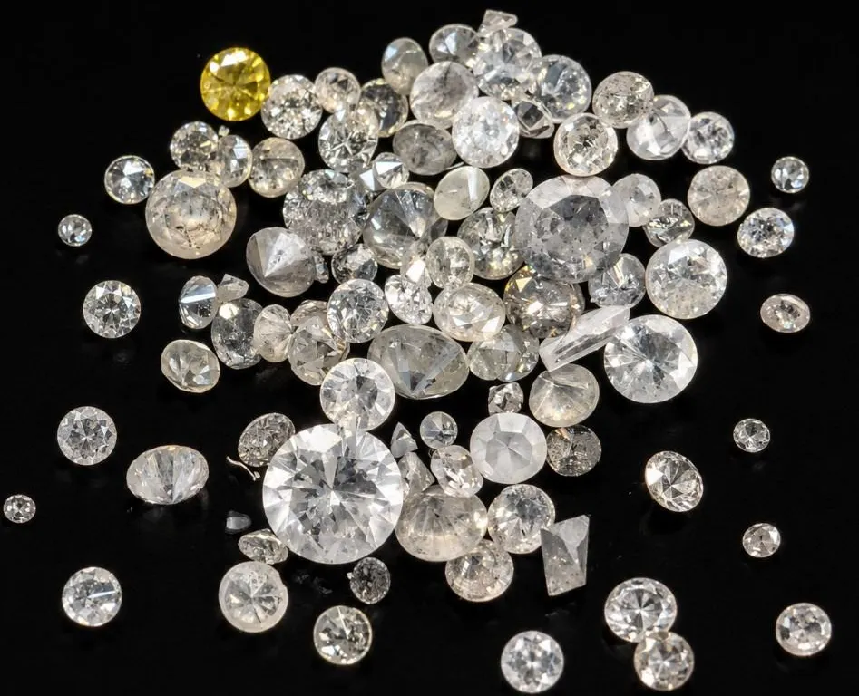 NATURAL DIAMOND (APP 1CT)GEM STONES, SUGGESTED RETAIL VALUE $400