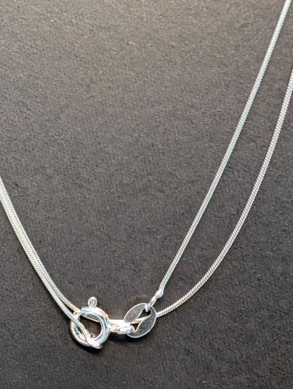 SILVER(1.7G), NECKLACE 15"