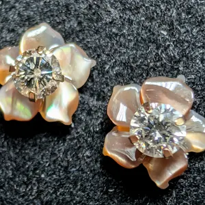 14K LAB DIAMOND (0.2CT) EARRING (2IN1), SUGGESTED RETAIL VALUE $500