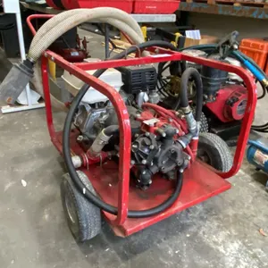 HONDA GX270 HEAVY DUTY INDUSTRIAL WATER PRESSURE TEST PUMP ON MOBILE CART WITH HOSE
