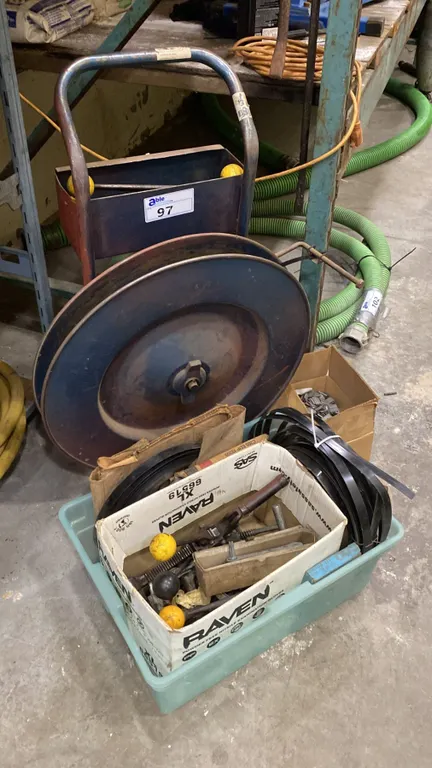 BANDING CART WITH TOOLS & CRIMPS