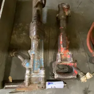 PAIR OF HEAVY DUTY HYDRAULIC JACKHAMMERS