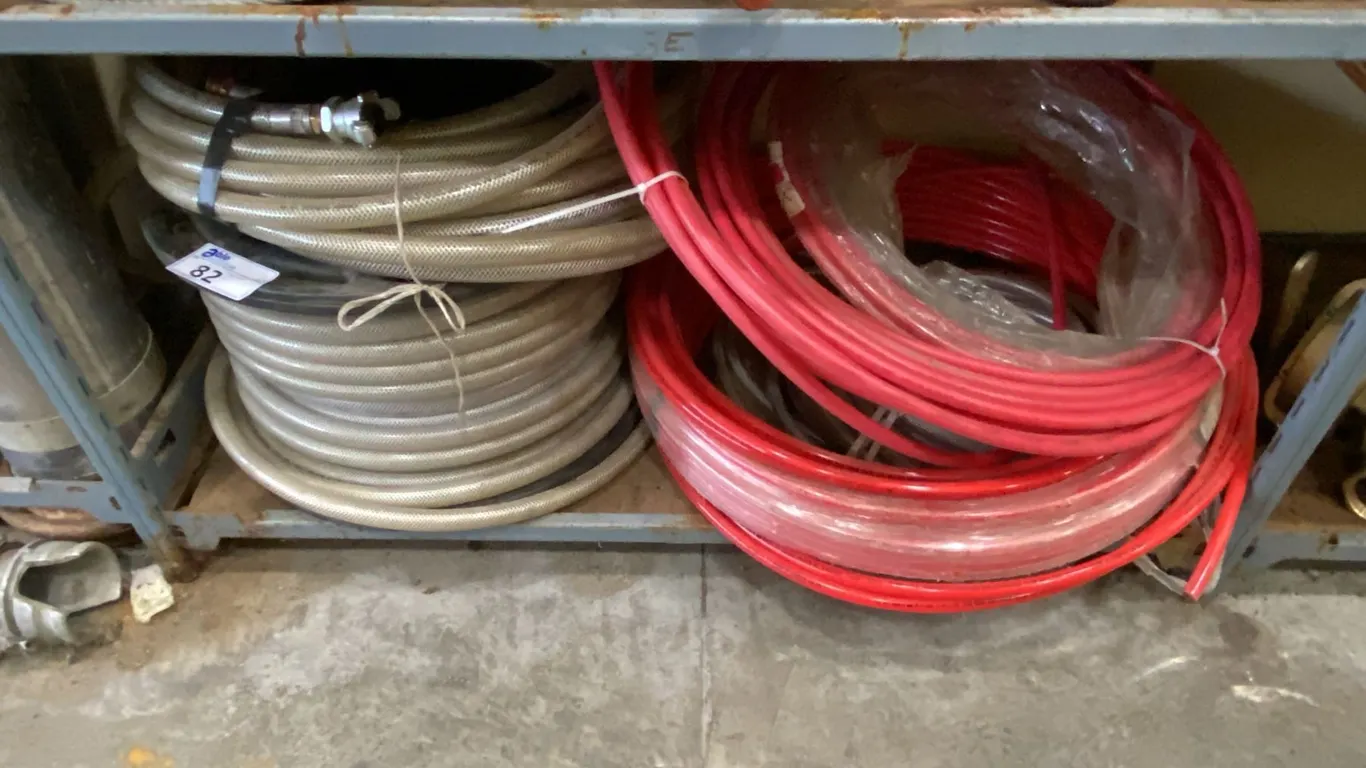 SHELF OF WATER LINES & TUBING