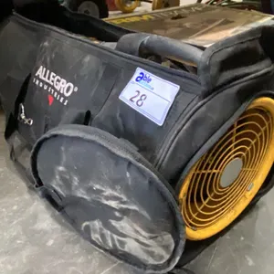 ALLEGRO STFJ-20N COMPACT 8" PORTABLE VENTILATOR AND AIR EVACUATION SYSTEM IN SOFT TRANSPORT BAG