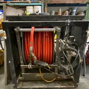 CUES LARGE HEAVY DUTY INDUSTRIAL HOSE CUTTING REEL