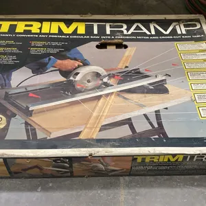 TRIMTRAMP SLIDING COMPOUND MITRE SAW TABLE ACCESSORY