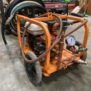HEAVY DUTY PORTABLE GAS POWERED WATER PRESSURE TEST PUMP SYSTEM WITH HONDA GX160 ENGINE