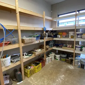 ENTIRE SHELF OF ASSORTED HARDWARE & SHOP ITEMS