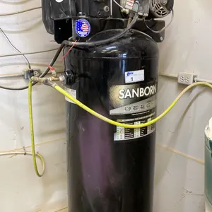 SANBORN SL3706056, 60 GALLON VERTICAL SINGLE STAGE ELECTRIC AIR COMPRESSOR, 135 MAX PSI, 230V