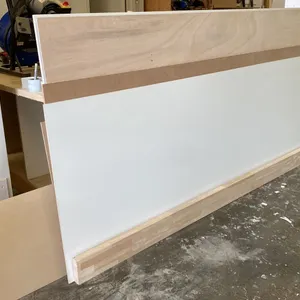 7 PIECES OF ASSORTED PLYWOODS- 1-(4' X 8' X 1/2") WHITE FINISHED PLYWOOD, 1-(4'X 8') SHEET OF