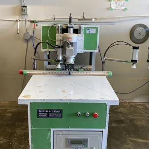 HEAVY DUTY INDUSTRIAL WOODWORKING 17 HEAD HINGE BORING AND DRILLING MACHINE