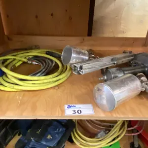 BEX HEAVY DUTY PNEUMATIC NAIL GUN, PAINT SPRAYERS, AIR LINE & EXTENSION CORD